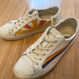 Soludos rainbow shoes